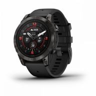 Смарт-часы Garmin Epix PRO (Gen 2) Sapphire Edition 47 мм, титановый угольно-серый, DLC, черный силиконовый ремешок