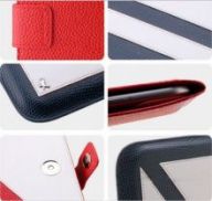 Чехол ZENUS для Galaxy Tab/Tab 2 10.1 Leather Case 'Masstige' Summer Marine Pouch Series (Royal Navy)