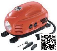 Компрессор автомобильный Black & Decker® ASI200 (12В, 10 л/мин)