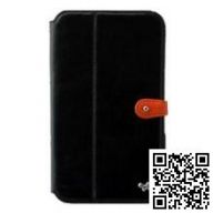 Чехол Zenus для Samsung Galaxy Note GT-N7000 Masstige Color Block Folio (Real Black+Orange)