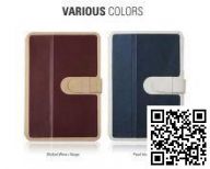 Чехол Zenus для Samsung Galaxy Tab 7.7 Prestige Genuine leather Luxe Portfolio series (Wine)