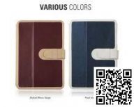 Чехол Zenus для Samsung Galaxy Tab 7.7 Prestige Genuine leather Luxe Portfolio series (Navy)