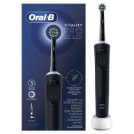 Электрическая зубная щетка Oral-B Vitality Pro с зубной нитью, черная
