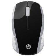 Беспроводная мышь HP 200, черный/серебристый