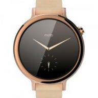 Motorola Moto 360 2nd Generation Leather (Rose Gold) 42mm - умные часы для Android