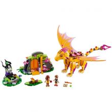 Конструктор LEGO Elves 41175 Пещера с лавой дракона Огня