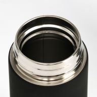 Термос Мастер К Basic, 500 мл, с ситечком, с датчиком температуры, сохраняет тепло 10 ч, нержавеющая сталь, чёрный 4462443