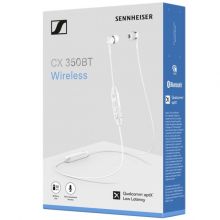 Беспроводные наушники Sennheiser CX 350 BT, white