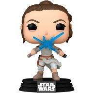 Фигурка Funko POP! Star Wars Ep 9 Rey w/2 Light Sabers 51484, 9.5 см