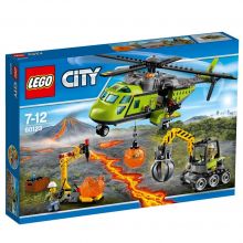 Конструктор LEGO City 60123 Транспортный вертолет исследователей вулканов