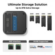Док-станция UGREEN CM841 11-in-1 Docking Station для Mac Mini M4/M4 Pro with NVMe SSD Enclosure (65488)