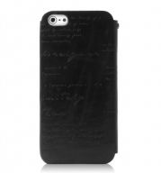 Чехол Zenus для Apple iPhone 5/5S Masstige Lettering Diary Series (Black)