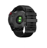 Умные часы Garmin Fenix 6 Pro Solar, серый/черный