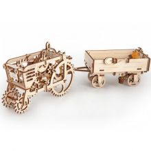 Сборная модель UGEARS Прицеп к трактору