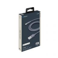 Кабель Deppa 72187 USB - Lightning  1.2 м, серебристый