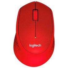 Беспроводная мышь Logitech M330 SILENT PLUS, красный