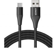 Кабель Anker PowerLine+ II USB - USB Type-C 1.8 м, цвет Черный