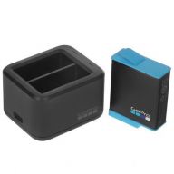 Двойное зарядное устройство GoPro ADDBD-001 + аккумулятор, черный