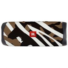 Портативная акустика JBL Flip 5 Black Star, black/white/brown