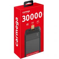 Внешний аккумулятор Carmega 30000mAh Charge PD30 black (CAR-PB-205-BK)