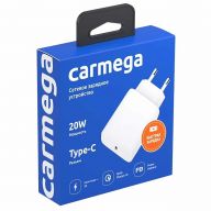 Сетевое зарядное устройство Carmega Type-C 20W White (CAR-WC103)