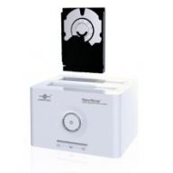 Док-станция Vantec DualBay NST-D200SU (White) для 2-x HDD 2.5 - 3.5 SATA USB, eSata