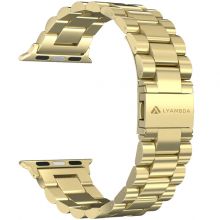 Lyambda Ремешок из нержавеющей стали Keid для Apple Watch 38/40 mm (Gold)