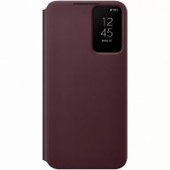 Чехол Samsung Smart Clear View Cover для Galaxy S22 + Burgundy (EF-ZS906CEEGRU)