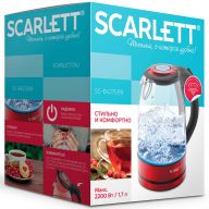 Чайник электрически Scarlett SC-EK27G99, красный