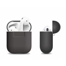 Силиконовый чехол для AirPods Elago Silicone Case (Dark Grey)