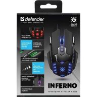 Игровая мышь Defender Inferno GM-536, черная