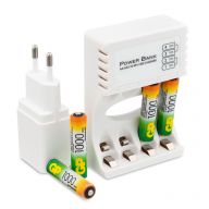 Зарядное устройство GP CPB-2CR4 + 4xAAA 1000 mAh + Adapter (100AAAHC/CPBA-2CR4)