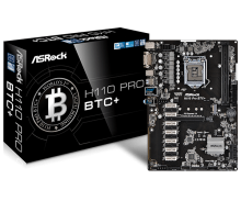 Материнская плата ASRock H110 Pro BTC+