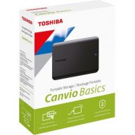 Внешний жесткий диск 2.5" 2Tb Toshiba HDTB520EK3AA 5400rpm USB3.0 Canvio Basic, черный