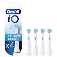 Набор насадок Oral-B iO Ultimate Clean для ирригатора и электрической щетки, белый, 4 шт.