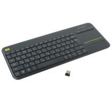 Клавиатура Logitech Wireless Touch Keyboard K400 Plus Black USB