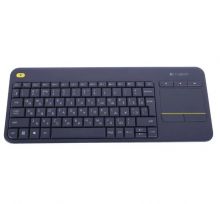 Клавиатура Logitech Wireless Touch Keyboard K400 Plus Black USB