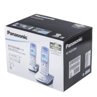 Радиотелефон DECT Panasonic KX-TG2512RUN, платиновый