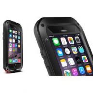 Ультрапрочный влагостойкий чехол Love Mei Powerful для Apple iPhone 6 (Black)