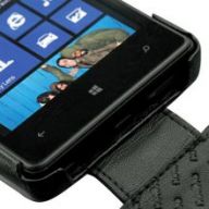 Кожаный чехол Noreve для Nokia Lumia 820 Tradition leather case (Black)