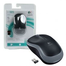 Беспроводная мышь Logitech Wireless Mouse M185, серый