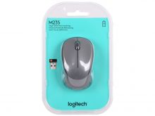 Беспроводная компактная мышь Logitech M235, серый