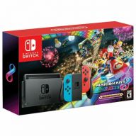 Игровая приставка Nintendo Switch rev.2 32 ГБ, Mario Kart 8 Deluxe, неоновый синий/неоновый красный