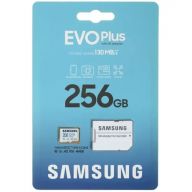 Карта памяти Samsung microSDXC 256 ГБ Class 10, V30, A2, UHS-I U3, R 130 МБ/с, адаптер на SD