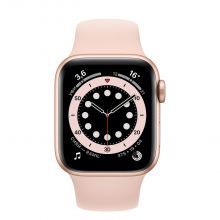 Умные часы Apple Watch Series 6 GPS + Cellular 40mm Aluminum Case with Sport Band, золотистый/розовый песок