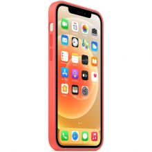 Чехол-накладка Apple MagSafe силиконовый для iPhone 12/iPhone 12 Pro розовый цитрус