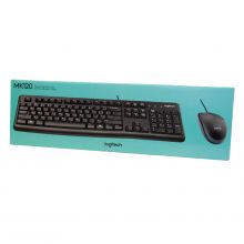 Клавиатура и мышь Logitech Desktop MK120 Black USB