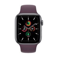Умные часы Apple Watch SE GPS + Cellular 40мм Aluminum Case with Sport Band (Space Gray/Dark Cherry)