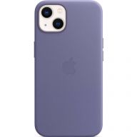 Чехол-накладка Apple MagSafe кожаный для iPhone 13 сиреневая глициния