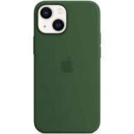 Чехол-накладка Apple MagSafe силиконовый для iPhone 13 mini зелёный клевер